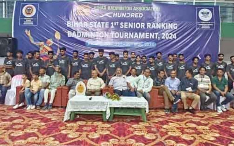 Top Players Advance in Hundred Bihar State 1st Senior Ranking Badminton Tournament