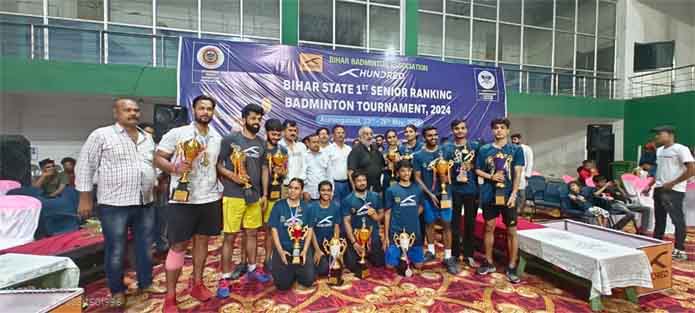 You are currently viewing Amrit Raj and Saloni  Shine in Hundred Bihar State 1st Senior Ranking Badminton Tournament 
