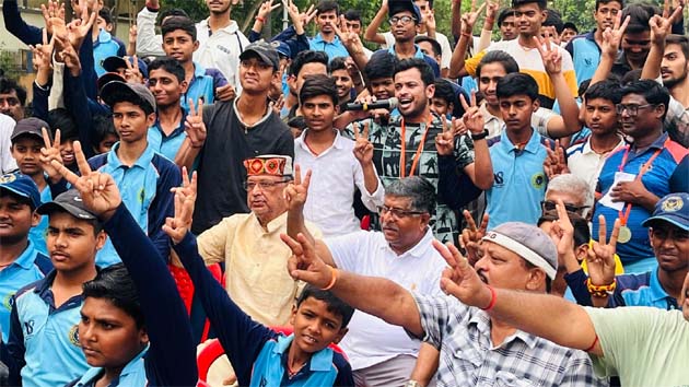 You are currently viewing Ravi Shankar Prasad Engages with Youth at Rajendra Nagar Sports Dialogue