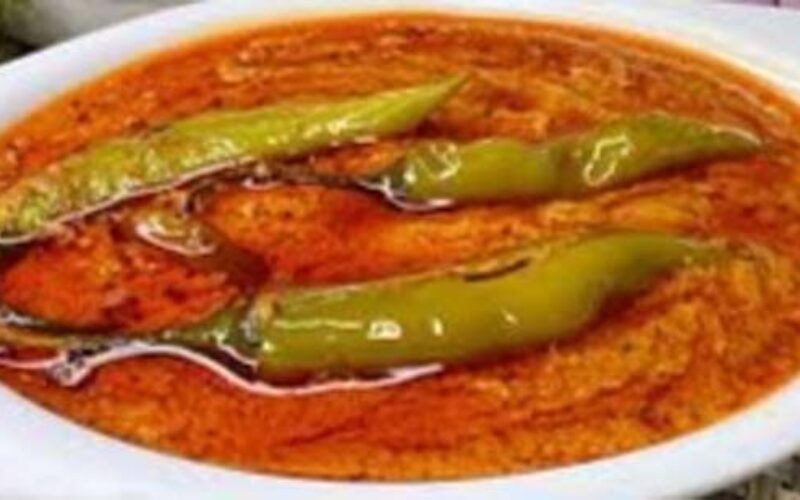 Hyderabadi Mirchi Ka Salan Recipe  