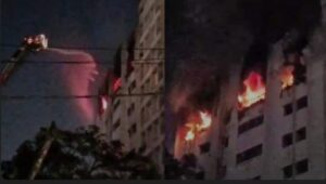 Read more about the article Major Fire Erupts at Surya Apartment in Patna: No Casualties Reported