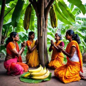 Read more about the article Embracing Divine Blessings: The Sacred Role of the Banana Tree in Hindu Beliefs