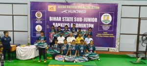 Read more about the article Md Ashadulla Dominates Bihar Sub Junior Badminton with Triple Crown Victory