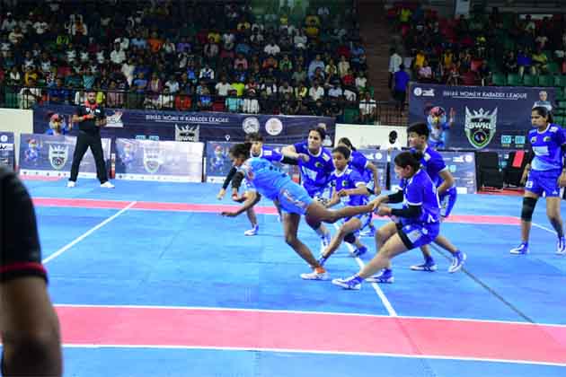 Siwan Titans Secure Final Spot in Inaugural Bihar Women’s Kabaddi League