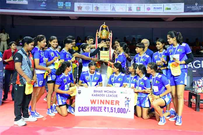 Siwan Titans Crowned Bihar Women’s Kabaddi League Champs 