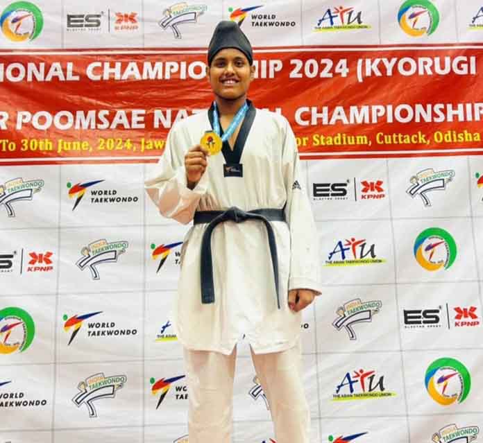 Bihar Taekwondo Team Shines at Junior National Championship, Wins 1 Gold and 4 Bronze Medals