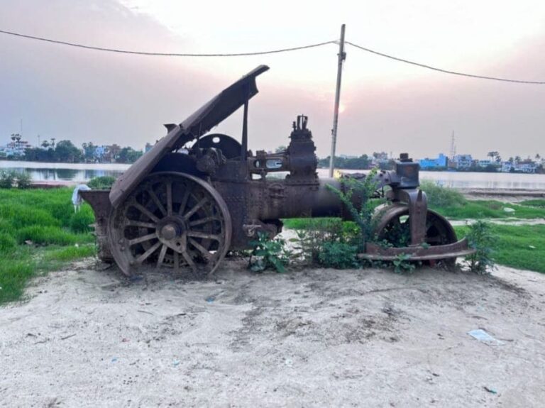 Darbhanga Residents Demand Preservation of Historic British-Made Steam Road Roller