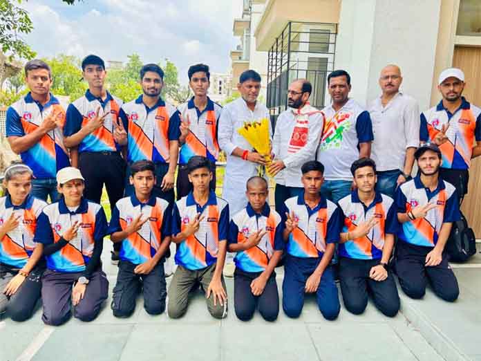 Bihar Wall Ball Team Departs for National Championship in Rajasthan