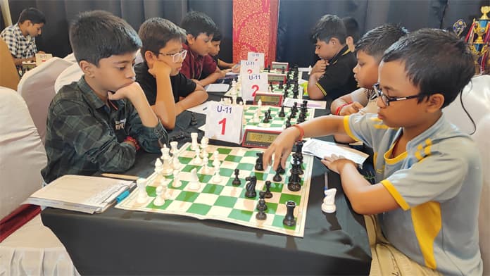 Seeded Players Lead After Second Round of Bihar State Under-11 Chess Championship