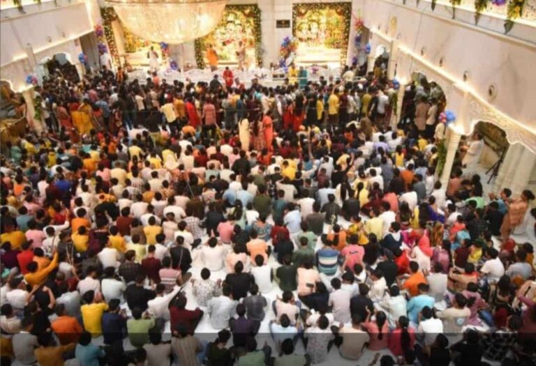 Chaos Erupts at Patna ISKCON Temple as Devotees Flock for Janmashtami Celebrations