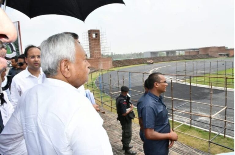 Bihar CM Nitish Kumar Reviews Progress of Rajgir Sports Complex and State’s First Sports Academy