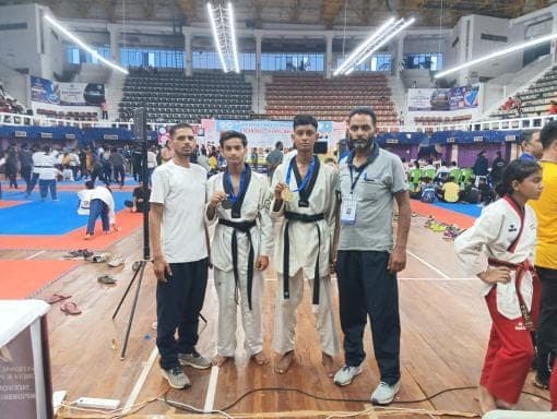 Bihar Players Shine at National Cadet Taekwondo Championship with One Gold and Three Bronze Medals