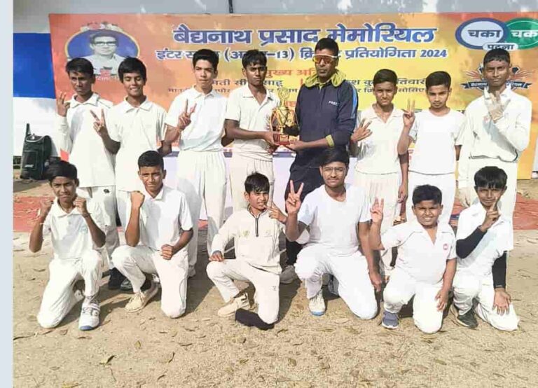 Asha Baba Cricket Academy Outplay Learning School of Cricket by 72 Runs