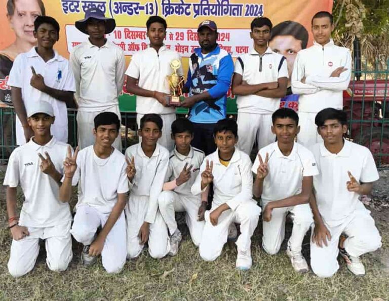 Sagar Kumar Shines as Cricket Academy of Patna Win Under-13 Tournament Match