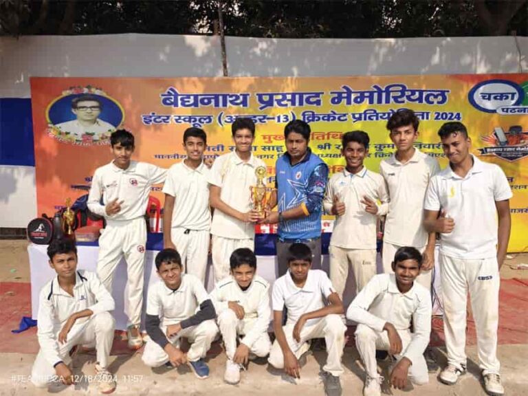 Shivam Public School and CAB Clinch Victories in U-13 Baidyanath Prasad Memorial Cricket Tournament