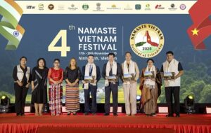 Vietnam’s Culture & Tourism Minister Mr. Ho An Phong with the Delegation from Mizoram and other dignitaries