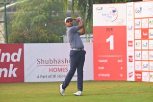 Teenager Manoj S shoots 63 for the first-round lead at Jaipur Open 2025