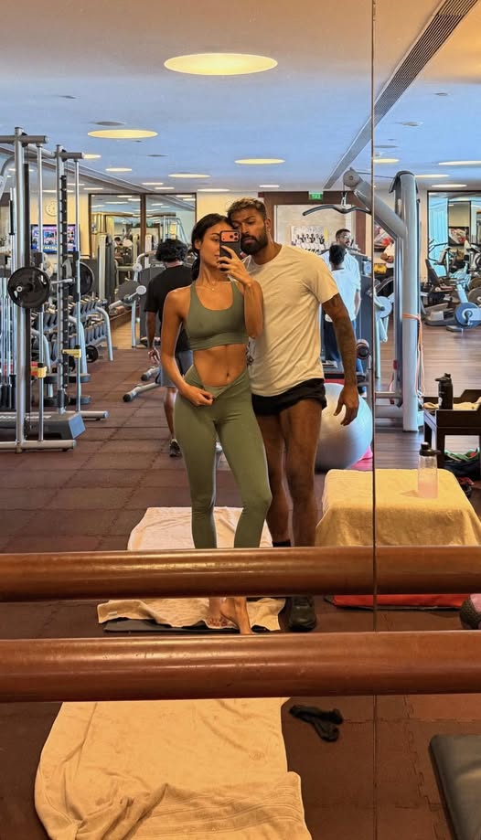 Mahieka Sharma and Hardik Pandya