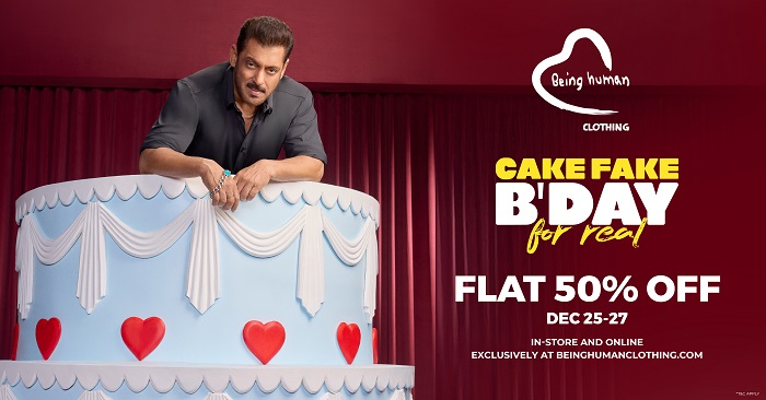 Being Human Clothing Celebrates Salman Khan's Birthday with FLAT 50% OFF