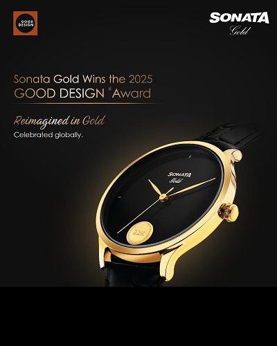 Sonata’s Gold Collection wins the Good Design Award 2025 — a milestone international honour that recognises the brand’s timeless design language and modern innovation