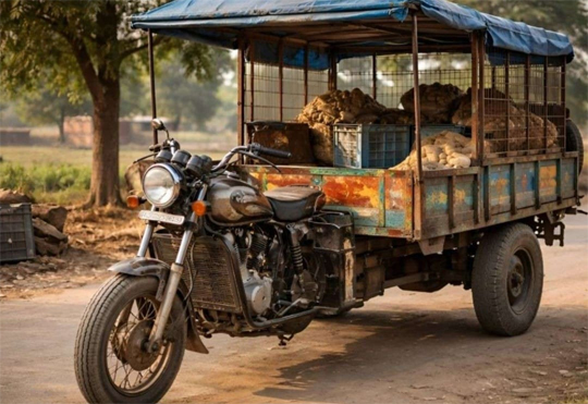 Jugaad vehicle on Patna road