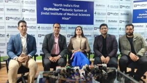 Leadership teams from Jindal Hospital, Hisar and MicroPort Orthopedics