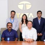 Sitting from L-R – Ms. Neha Joson, MD, Etome, Mr. Joson Thomas, Director, Etome, Mr. KRS Jamwal, ED, TIL, and Chairman, TCE and Mr. Tarun Bhojwani, CEO, TCE