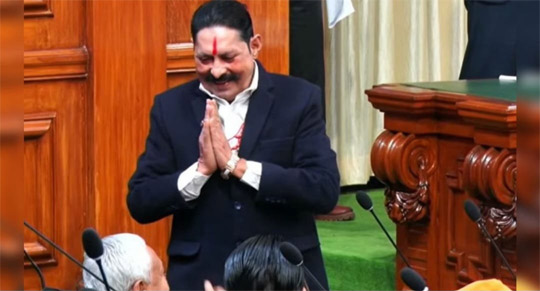 Mokama MLA Anant Singh in Bihar Assembly
