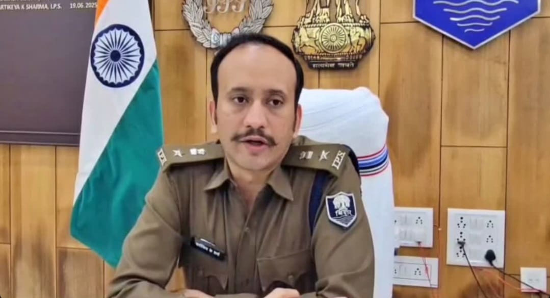 Patna Senior Superintendent of Police Kartikeya Sharma