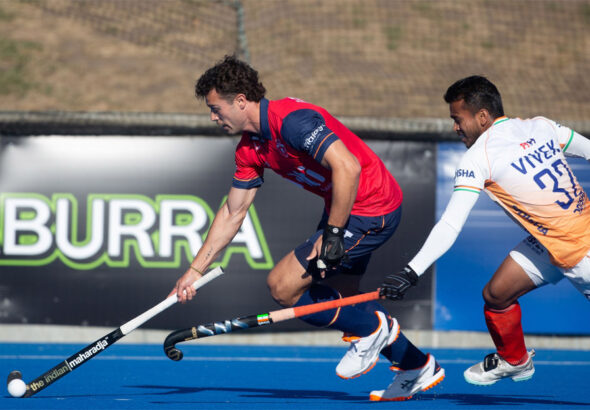 India vs Spain match in progress