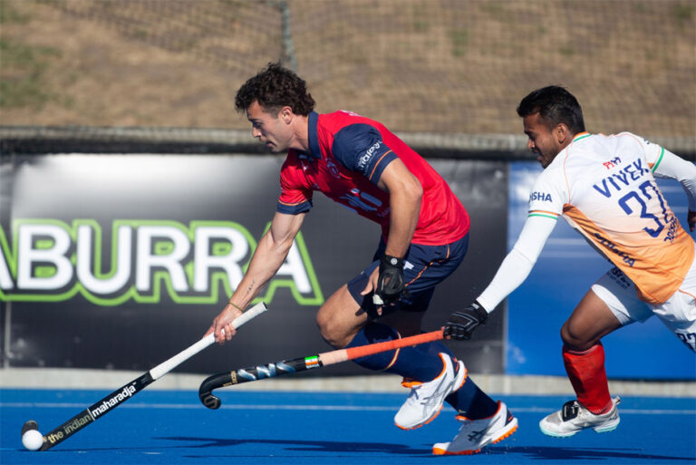 India vs Spain match in progress