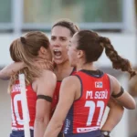 Jubilant Spanish women