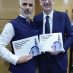 French Minister Mr. Roland Lescure with IFCCI President Mr. Jean Touboul holding the India-France Economic Report 2026 at the India France CEOs Forum