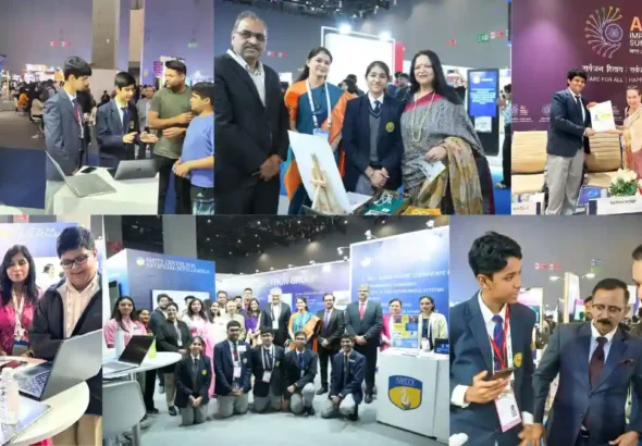 Amitians Shine at AI Summit 2026, Amity International School, Noida