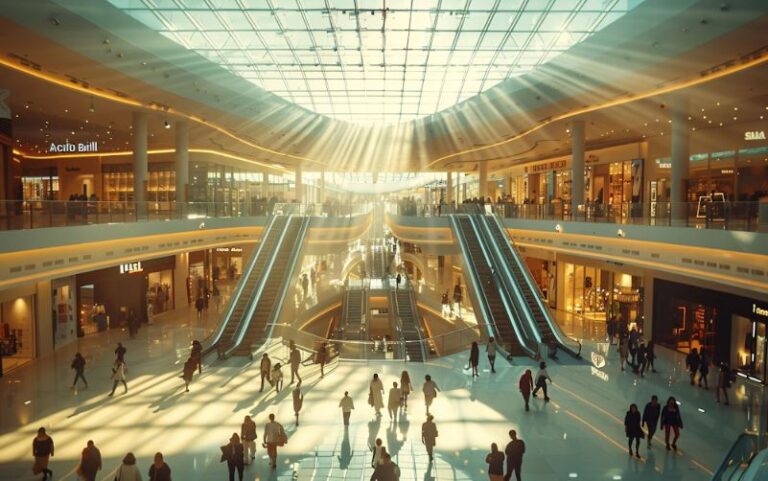 Malls and high streets illustrating India’s shift toward experience-led retail