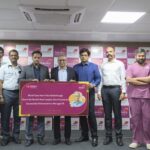 Dr R Ananthraman, Senior Consultant Interventional Cardiologist, and Dr Aravindan Sevaraj, Co-Founder & Executive Director, with cardiology and radiology teams at Kauvery Hospital