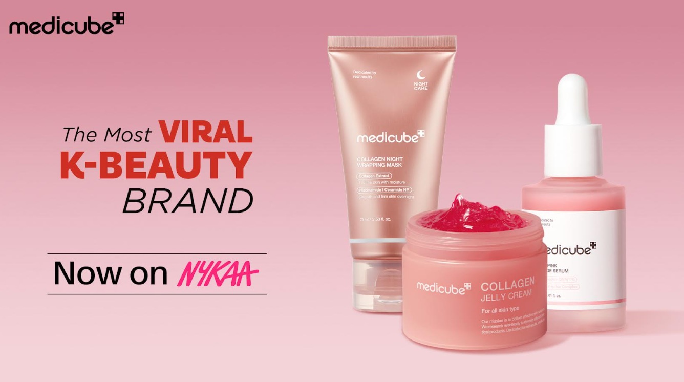 medicube now availble on Nykaa