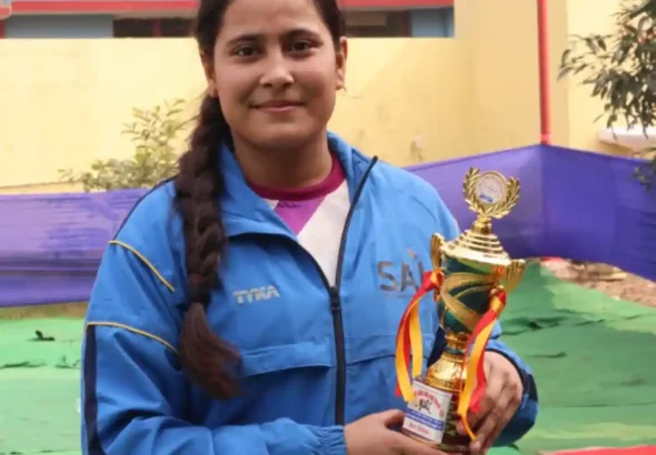 Riya of Bihar in Indian kabaddi camp