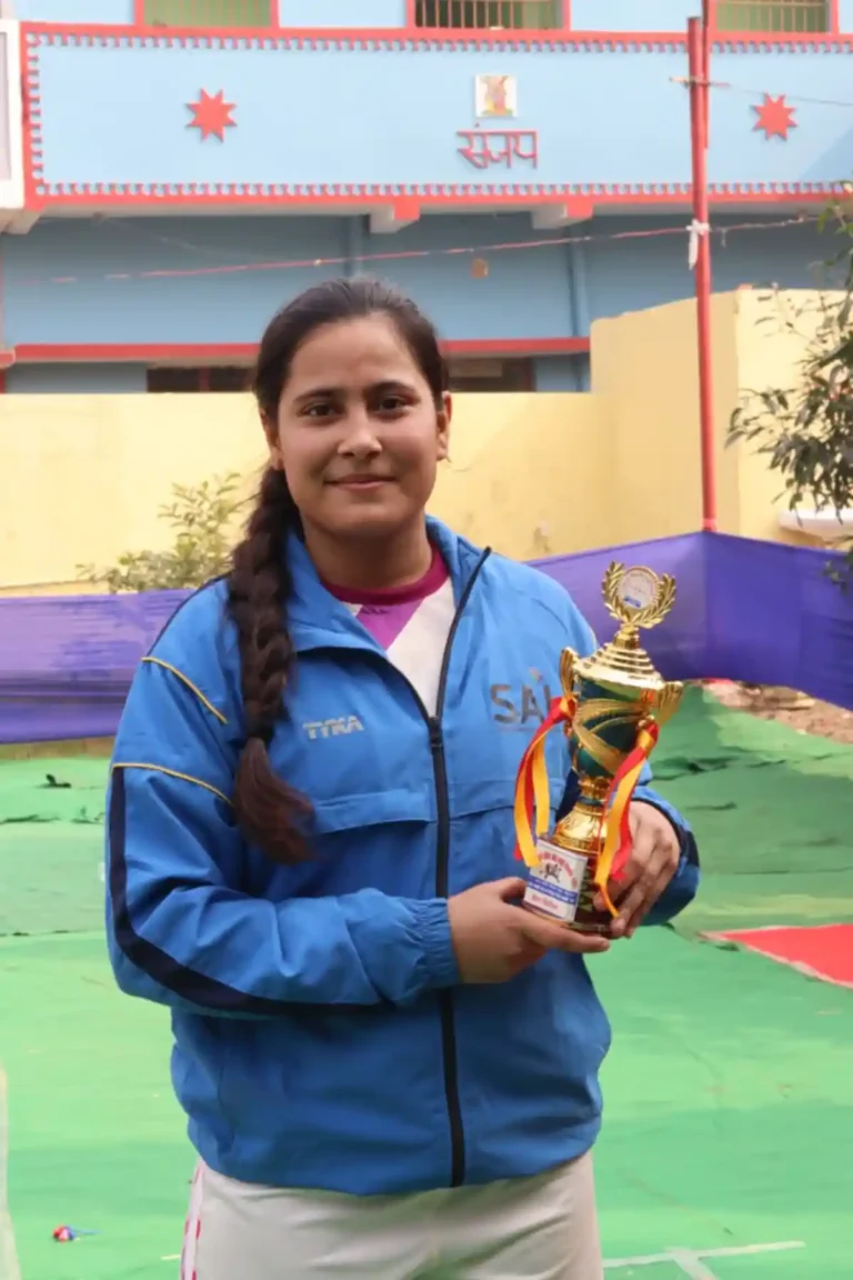 Riya of Bihar in Indian kabaddi camp