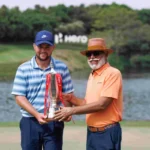 Alex Fitzpatrick with Dr Pawan Munjal