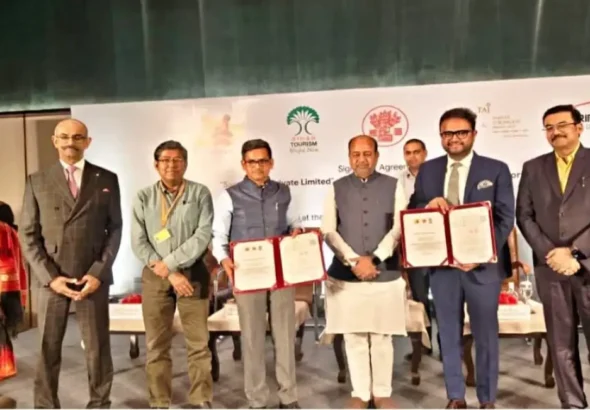 MoU was signed between BSTDCL and Taj Hotels in Patna