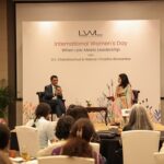 L to R - D.Y. Chandrachud (former Chief Justice of India), Aabha Bakaya (Founder of Ladies Who Lead)