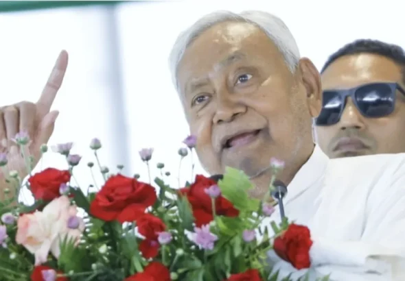 Bihar Chief Minister Nitish Kumar.