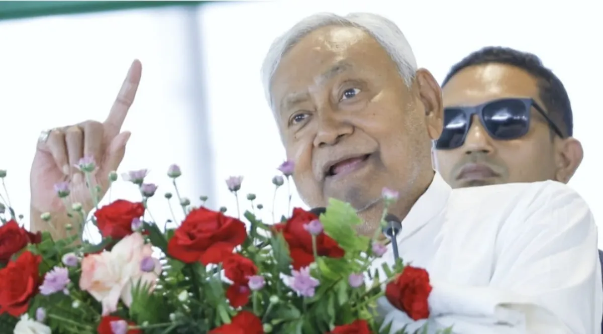 Bihar Chief Minister Nitish Kumar.