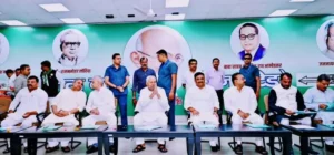 Bihar Chief Minister Nitish Kumar in JD(U) meeting. File photo