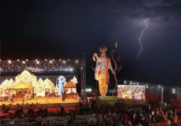 A breathtaking moment during the ASBL Ram Navami celebration at RTC X ROADS