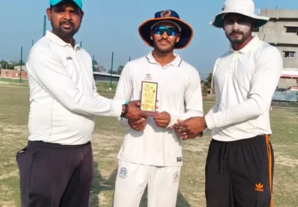 Raunit (RBNYAC) gets man of the match award