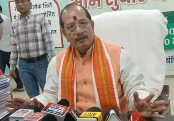 Bihar Deputy Chief Minister Vijay Kumar Sinha