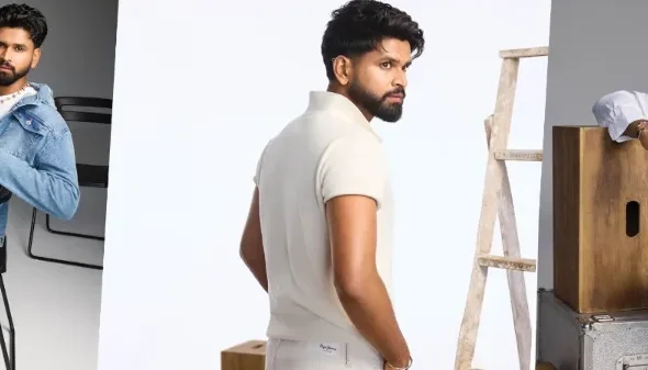 Shreyas Iyer styled in Pepe Jeans in association with ELLE