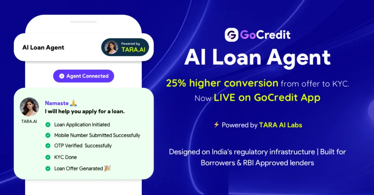 GoCredit's AI Loan Agent aims to automate the complete loan application journey for borrowers